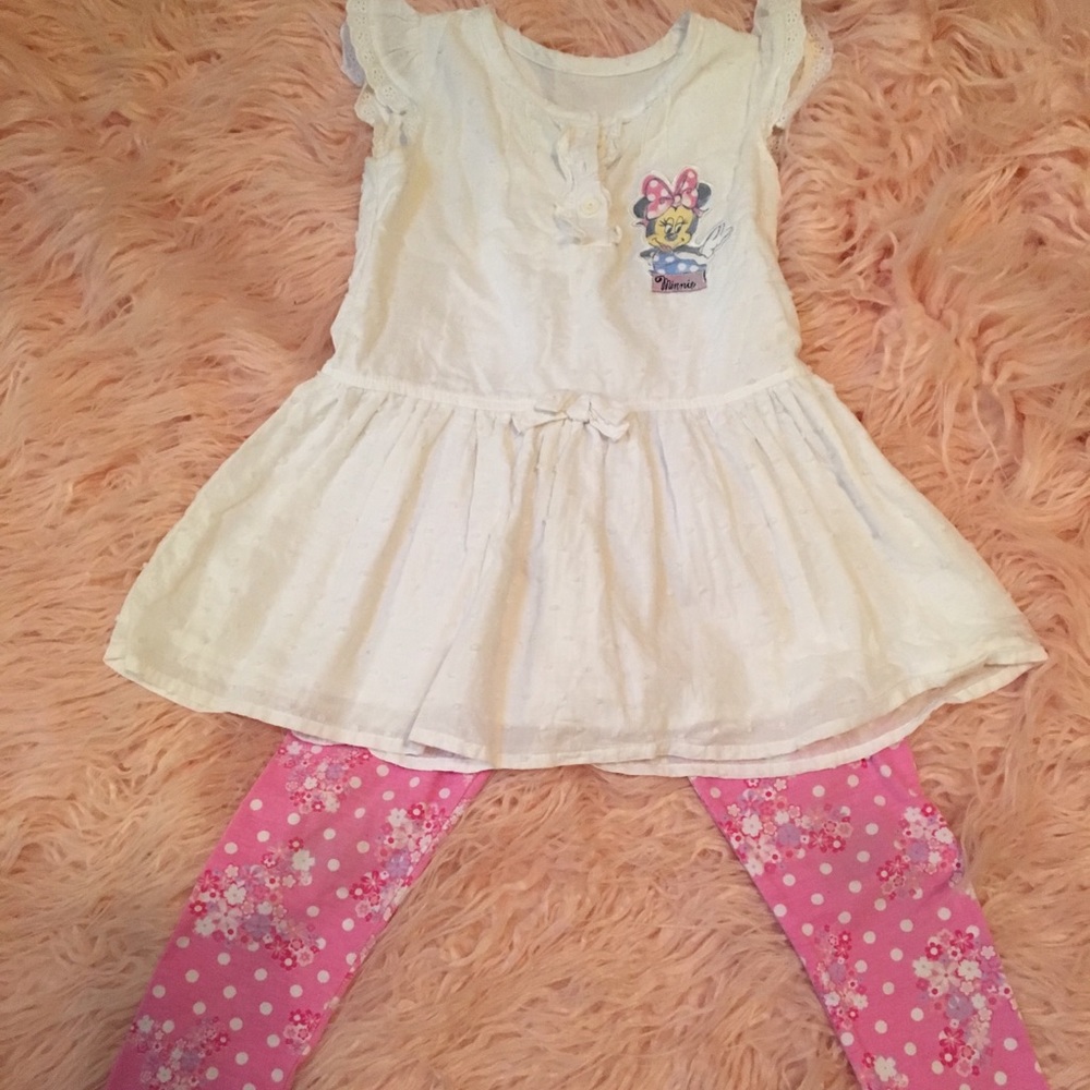 Minnie Mouse Tunic & Matching Leggings